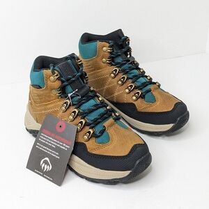 Wolverine Luton Waterproof Hiking Boots, Tan Leather, Women's 5.5 Wide